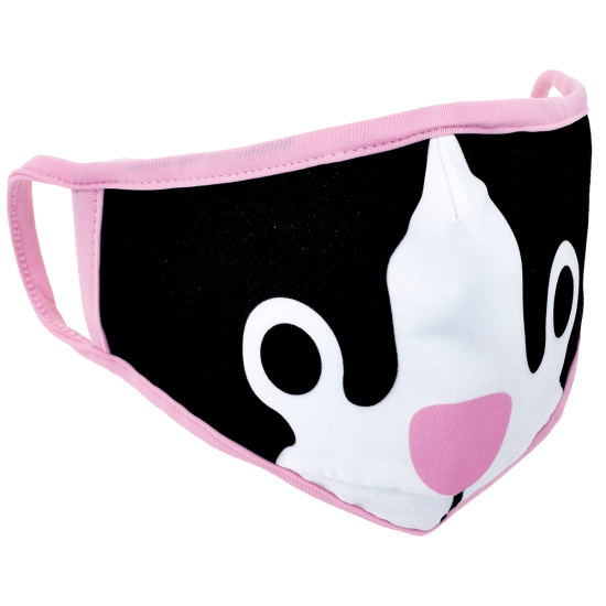 Reversible Face Mask - Frenchie - 6-12Y