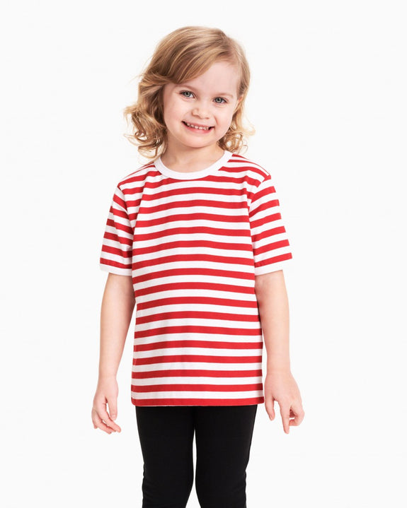 Lasten Lyhythiha T-Shirt White/Red