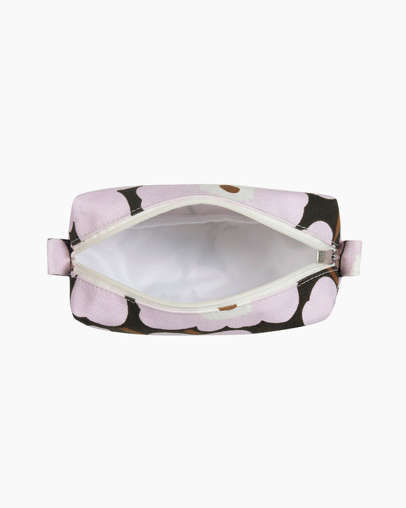 Tiise Unikko Cosmetic Bag DarkGreen/Pink/Brown