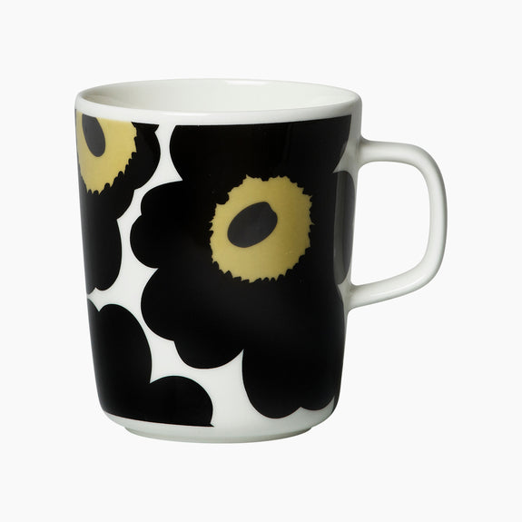 Unikko Mug White/Black/Olive