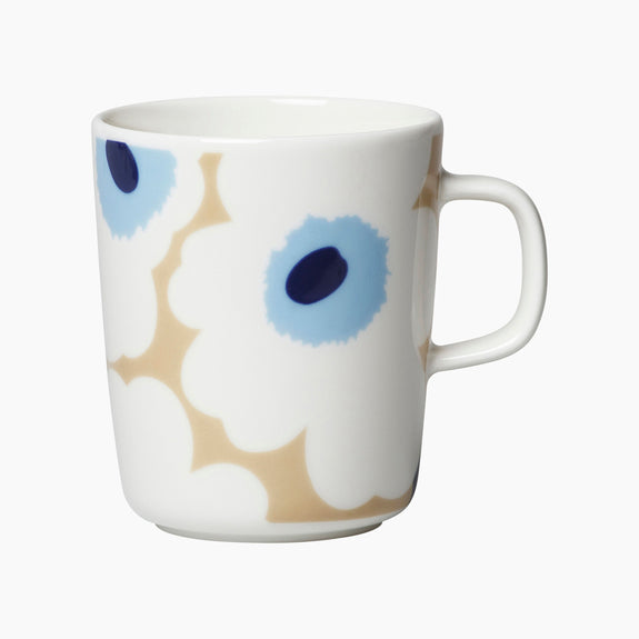 Unikko Mug - Beige/White/Blue