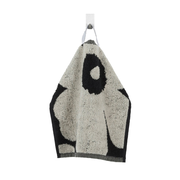 Unikko Mini Towel - Black/Sand