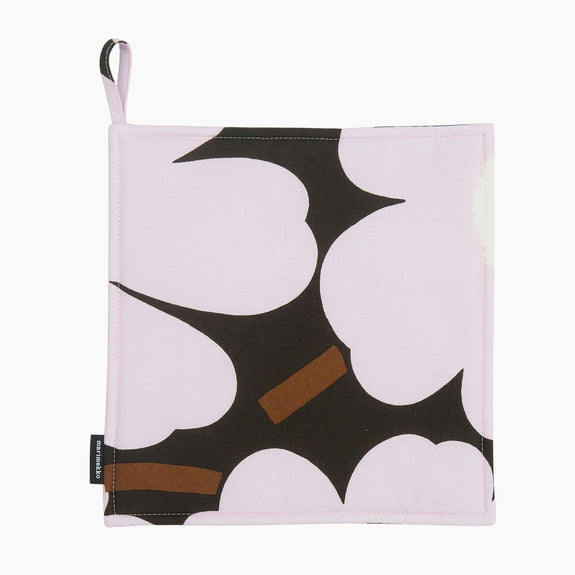 Pieni Unikko Pot Holder DarkGreen/Pink/Brown