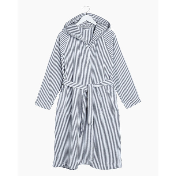 Siro Mari Bathrobe Grey/White
