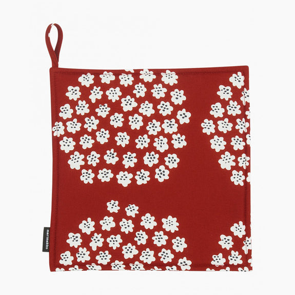 Puketti Pot Holder - Red/White