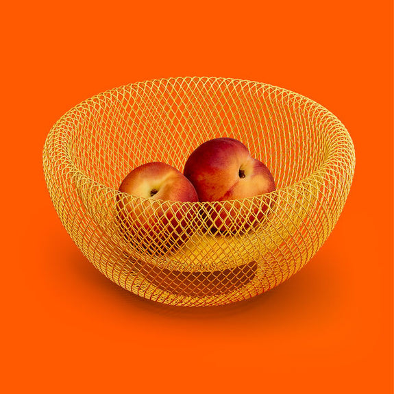 Wire Mesh Bowl - Yellow