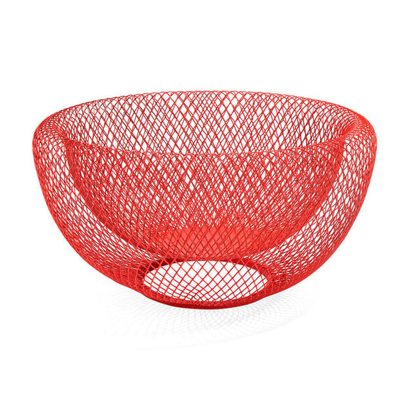 Wire Mesh Bowl - Red