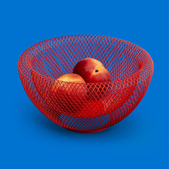 Wire Mesh Bowl - Red