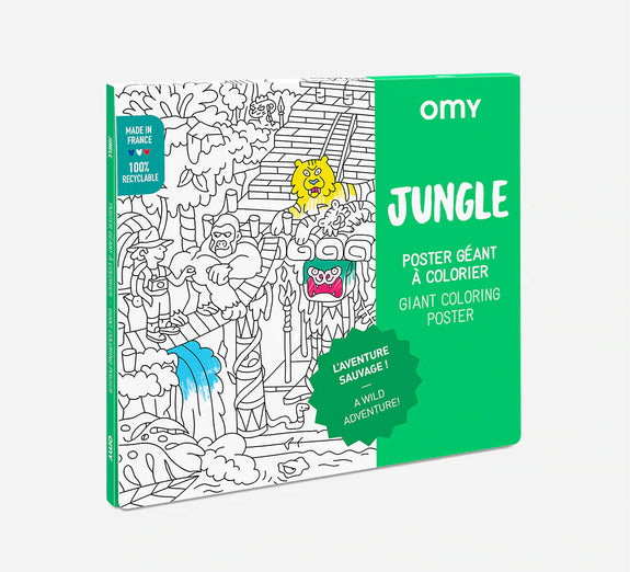 Giant Coloring Poster - Jungle