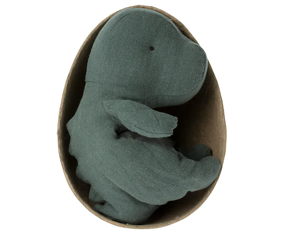 Gantosaurus in Egg - Small - Petrol