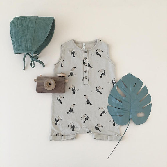 Rylee Toucan Davis Romper Cloud