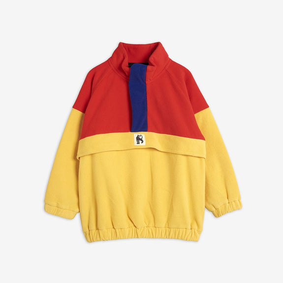 Panel Fleece Zip Pullover