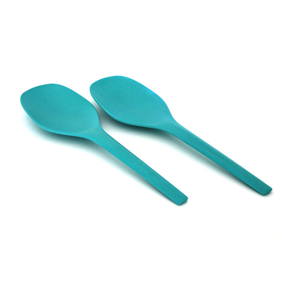 Gusto Duo Salad Tongs Lagoon