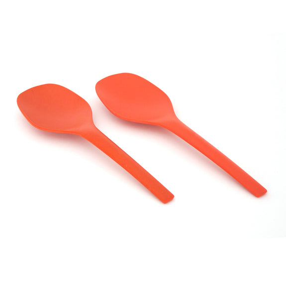 Gusto Duo Salad Tongs - Persimmon