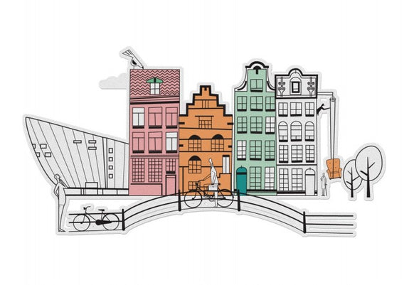 3D Color City - Amsterdam