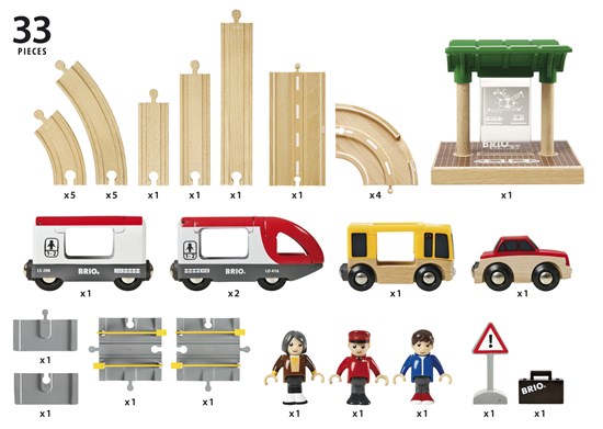 Rail & Road Travel Set