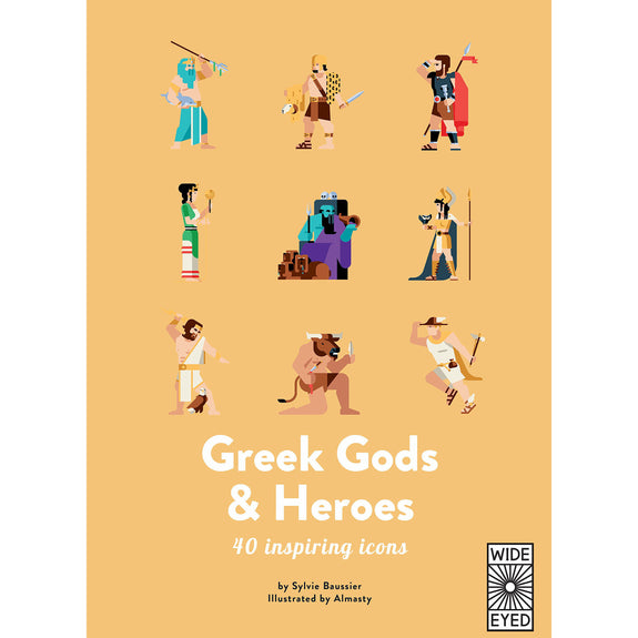 Greek Gods & Heroes: 40 Inspiring Icons by Sylvie Baussier (Author)