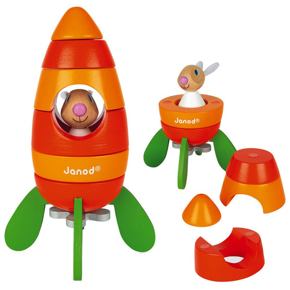 Magnetic Carrot Rocket