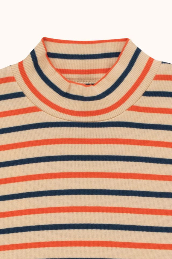 Stripes Mockneck Tee