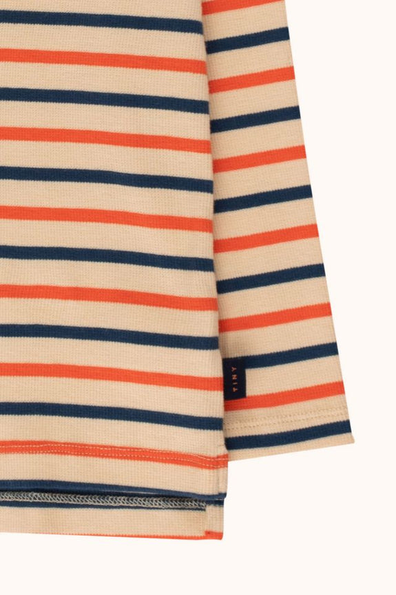 Stripes Mockneck Tee