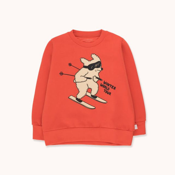 Skiing Dog Sweatshirt