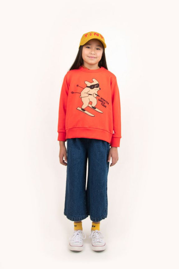 Skiing Dog Sweatshirt