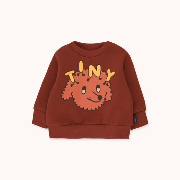 Tiny Dog Sweatshirt Dark Brown Sienna