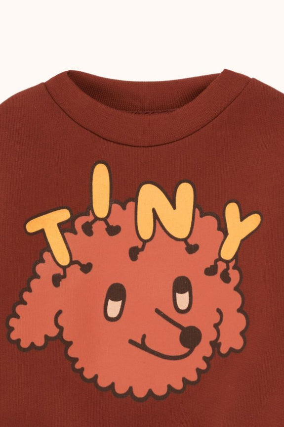Tiny Dog Sweatshirt Dark Brown Sienna