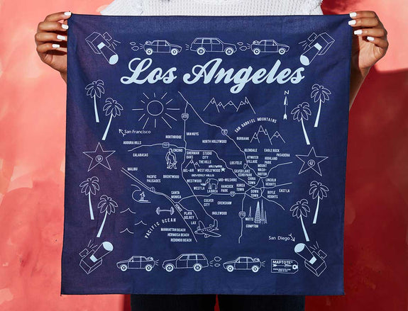 Los Angeles Bandana (Navy)