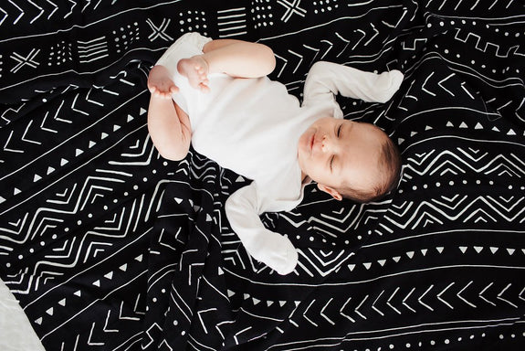 Mudcloth Swaddle Black