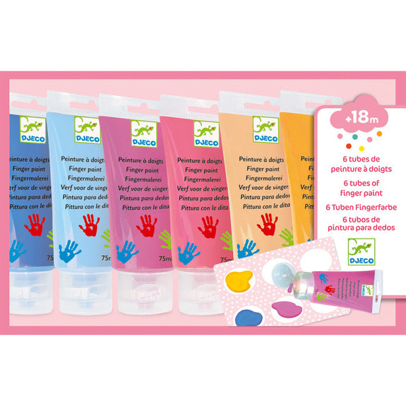Finger Paint Tubes
