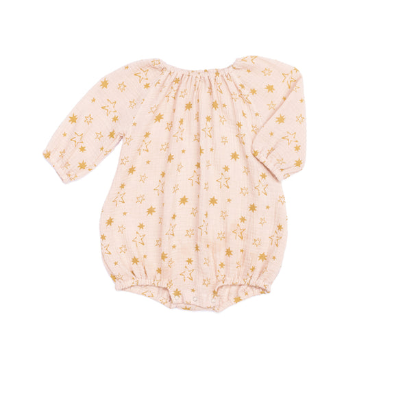 Wilder Bubble Onesie - Soft Pink