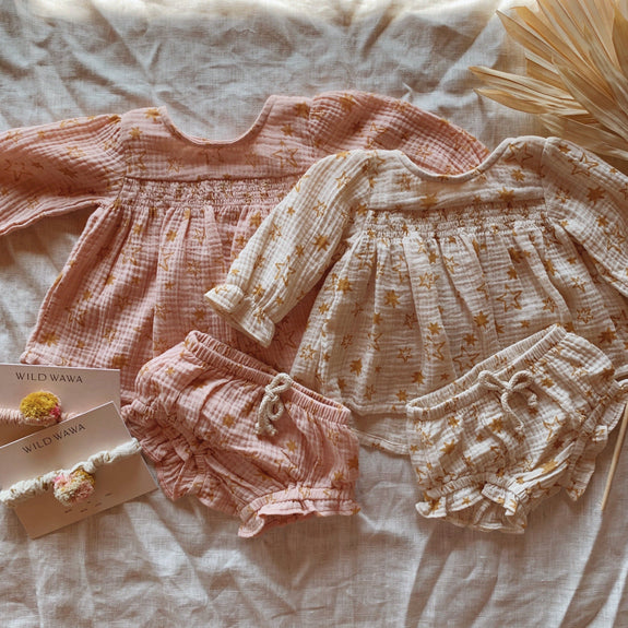 Ruffle Bloomers - Soft Pink