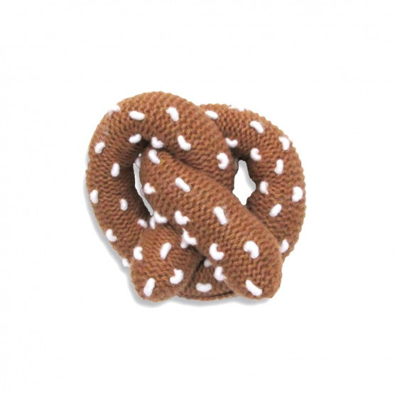 Pretzel Crochet Rattle