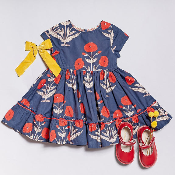 Niley Dress - Blue Dendel