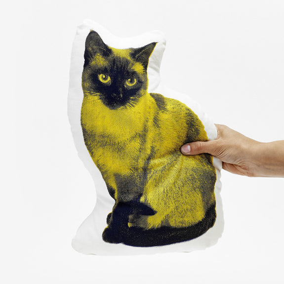 Fauna Pillow Siamese Cat