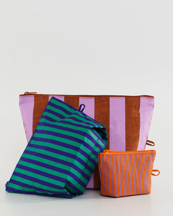 Go Pouch Set - Piazza Stripe