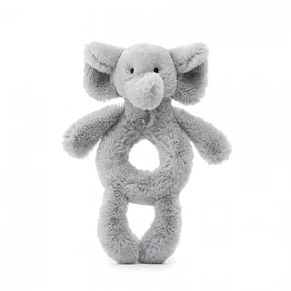 Bashful Elephant Ring Rattle