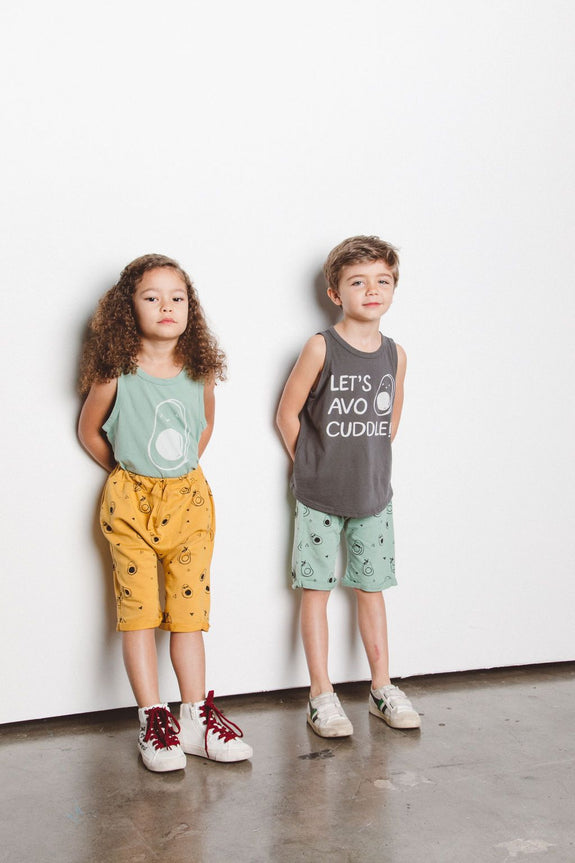 Kira Avocado Lounge Shorts Celadon