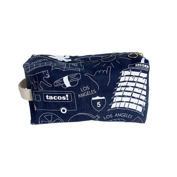 Los Angeles Dopp Kit Denim
