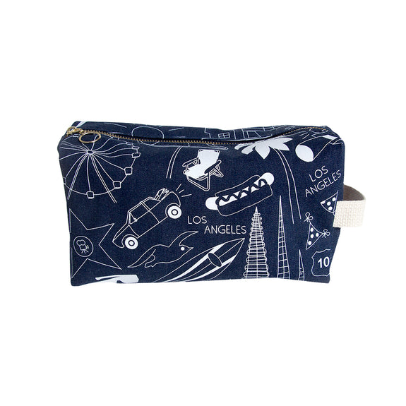 Los Angeles Dopp Kit Denim