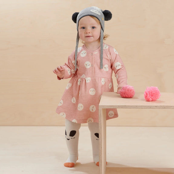 Thumper Bunny Face Tights Pink