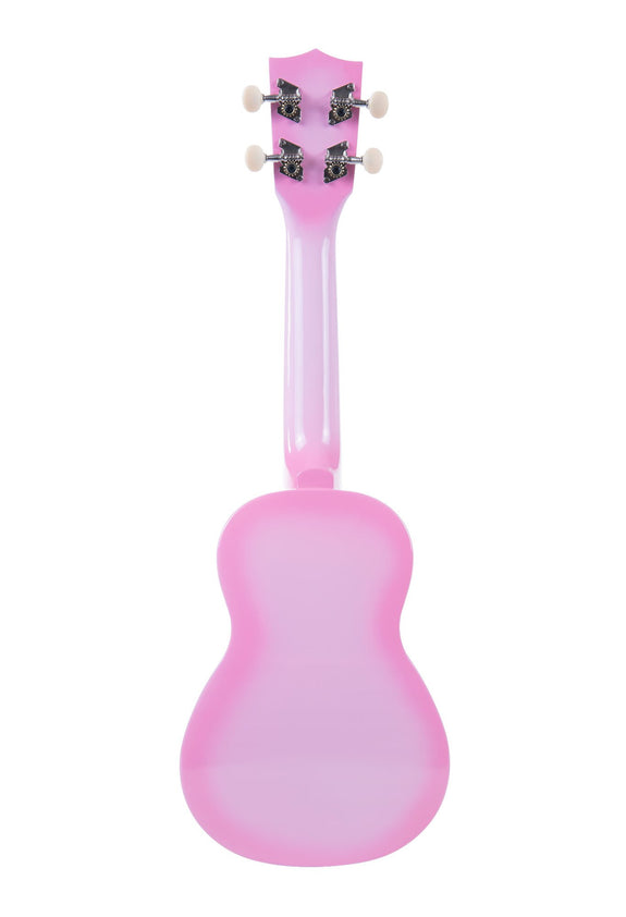 Makala Dolphin Soprano Ukulele - Pink Burst