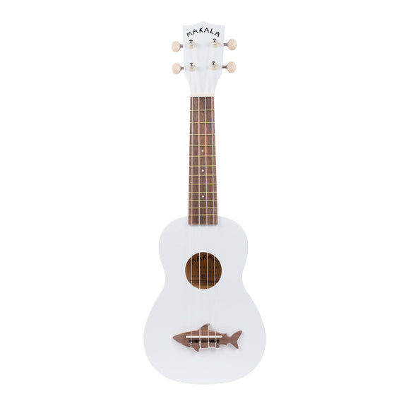 Makala Shark Soprano Ukulele - White