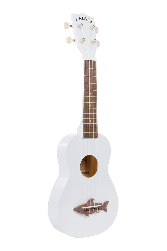 Makala Shark Soprano Ukulele - White
