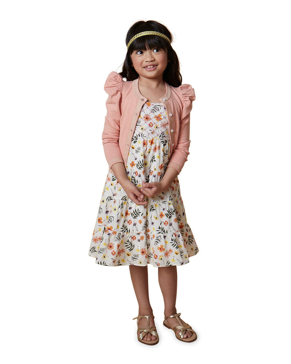 Lara Tiered Dress - Pressed Flowers