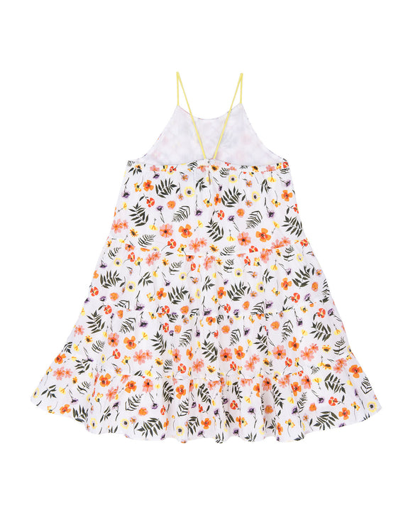 Lara Tiered Dress - Pressed Flowers