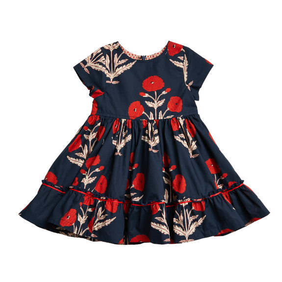 Niley Dress - Blue Dendel