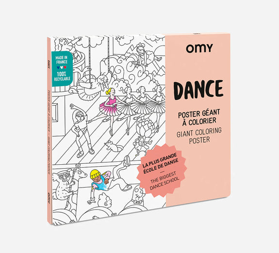 Giant Coloring Poster - Dance