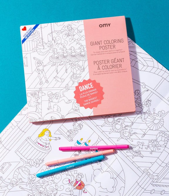 Giant Coloring Poster - Dance